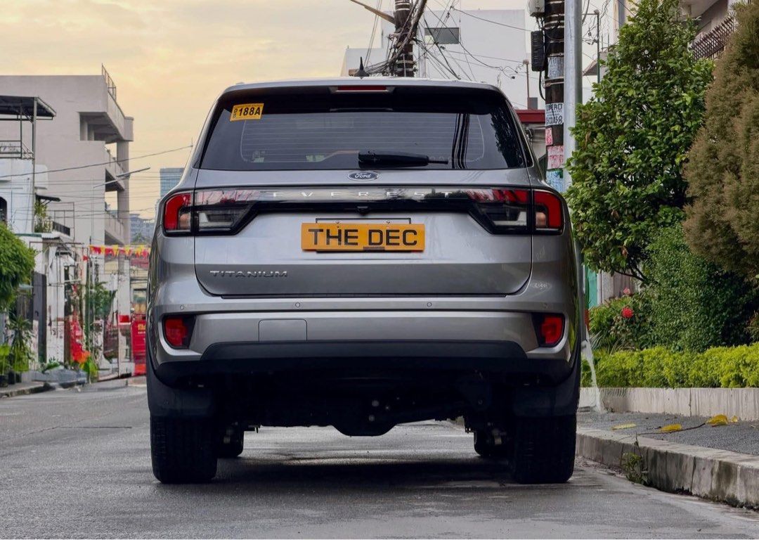 Ford Everest Titanium Plus 4x2 Auto (Category: Used Cars) located in Manila. Submitted by quality_cars (Listing ID 1468457015, Image 3). Description: FOR SALE - Guaranteed Best Buy Brand: Ford Model: Everest Titanium Plus 4x2 Year Model: 2025 Transmission: Automatic Color: Gray Fuel Type: Diesel Engine Mileage: 6K Casa Maintained Ending Plate: “6” Wednesday Coding MY SELLING PRICE: 1.848m Negotiable Trade In Ok, Financing Ok All Stock SunRoof / M