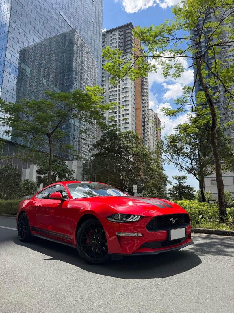 Ford Mustang Ecoboost Auto (Category: Used Cars) located in Manila. Submitted by quality_cars (Listing ID 1468332139, Image 2). Description: ⚠️ Cash / Trade / Financing ⚠️ Ford Mustang Ecoboost 2020 - 2021 acq 2.3L Turbocharged Automatic Transmission 21,xxx mileage Digital Gauge Recaro Seats Drift Xaust Full Exhaust R1 Autotech Performance Air Intake Racing Stripe Installed by Decal Mafia 2 Keys BRANDNEW CONDITION First Owner Acquired Casa Mainta