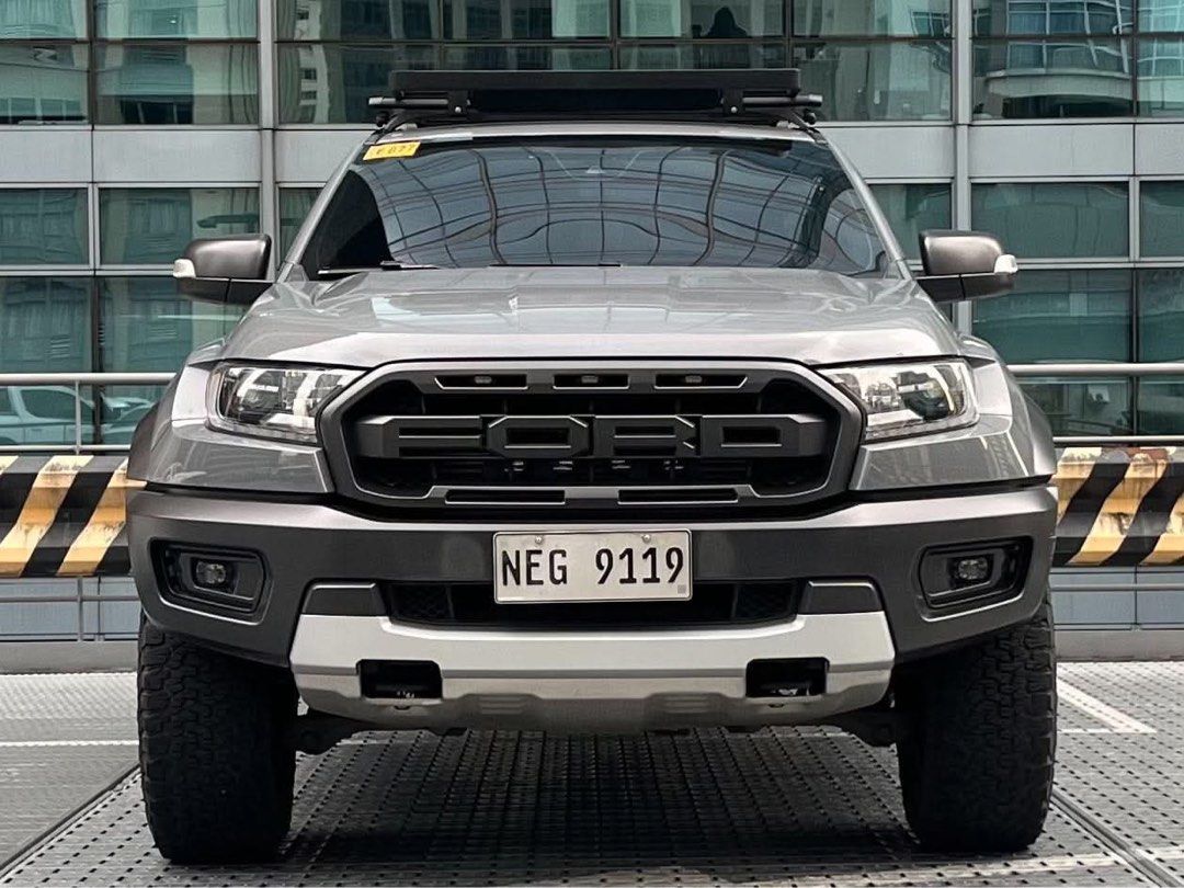 Ford Ranger Raptor‼️🔥 Auto (Category: Used Cars) located in Makati City. Submitted by maby_latido05 (Listing ID 1468341317, Image 1). Description: 2022 Ford Ranger Raptor Bi Turbo 2.0 4x4 Dsl AT‼️🔥 ALL IN DP Php256K!!! For Bank Approval 2yrs:P59,407 3yrs:P42,924 4yrs:P35,593 🔰Transmission: Automatic 🔰Fuel Type: Dsl⛽️ 🔰Plate #: NEG9119 🔰Color: Conquer Grey 🔰Mileage: 35K KM ✅NO MILEAGE TAMPERING GUARANTEED✅ ➡️1st owner ➡️Stepboard ➡️Foglight