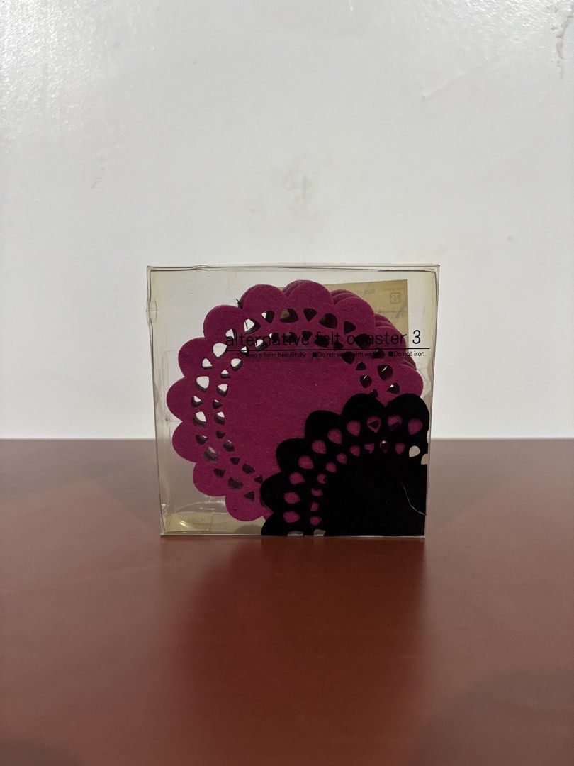 Francfranc Alternative Felt Coaster Set (Category: Craft Supplies & Tools) located in Cavite. Submitted by nanangonlineshop (Listing ID 1468494919, Image 1). Description: 📌 Francfranc Alternative Felt Coaster Set 🏷️ P25 ⚠️ POLICY: ❌ NO COD ✅ AS IS, WHERE IS ✅ FIRST PAY BASIS ✅ MINE NOW, PAY NOW ✅ 3-DAYS HOLD ONLY. UNPAID RESERVATIONS ARE VOIDED. 📍 Location: Cavite 👉 WE SHIP NATIONWIDE (LUZON, VISAYAS & MINDANAO) ✅ MOP: Bank Transfer (BPI) & G