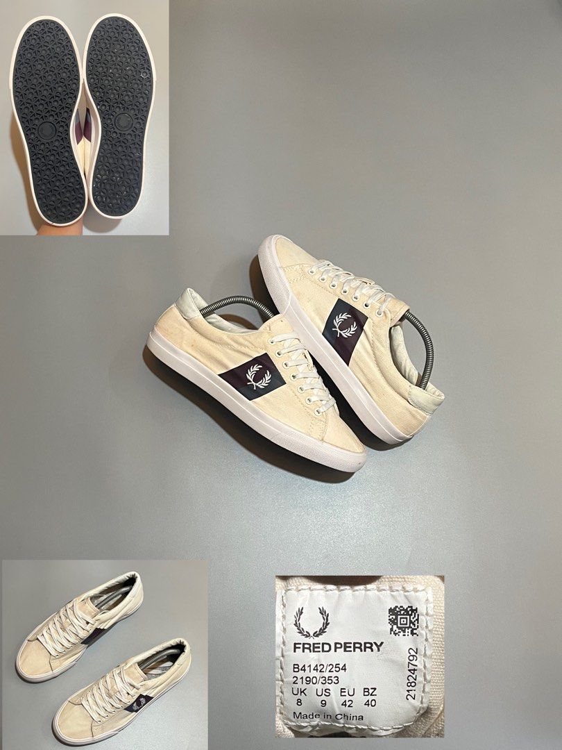 FRED PERRY CANVAS SHOES (Category: Sneakers) located in Cagayan de Oro. Submitted by shoescdo (Listing ID 1468412232, Image 1). Description: For sale FRED PERRY CANVAS SHOES Authentic✅/Canvas Size:42Euro9us Condition:9/10 Good Condition Thrift shoes (Ukay shoes, Manage your expectations) Sign of usage only First to Mine basis only Direct pm for complete details NoReturn/NoExchange Inclusion: w/ freebies (“SALIKHA” Paper soap worth 350 itemsFb pag