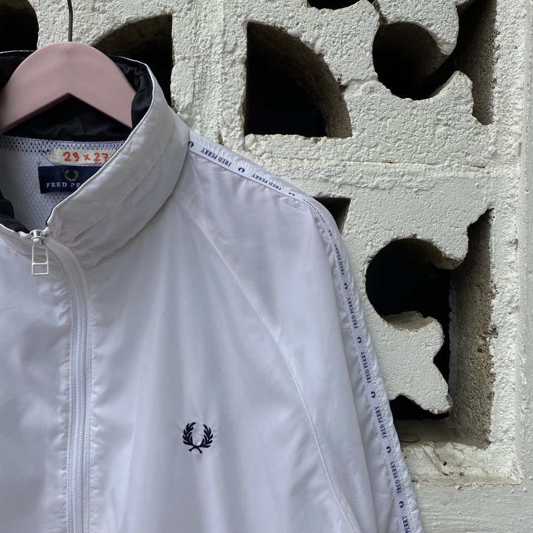 Vintage Fred Perry Windbreaker Packable Jacket (Category: Coats, Jackets and Outerwear) located in Cebu City. Submitted by kklez (Listing ID 1468363437, Image 2). Description: Authentic 23 x 27 Excellent Condition.