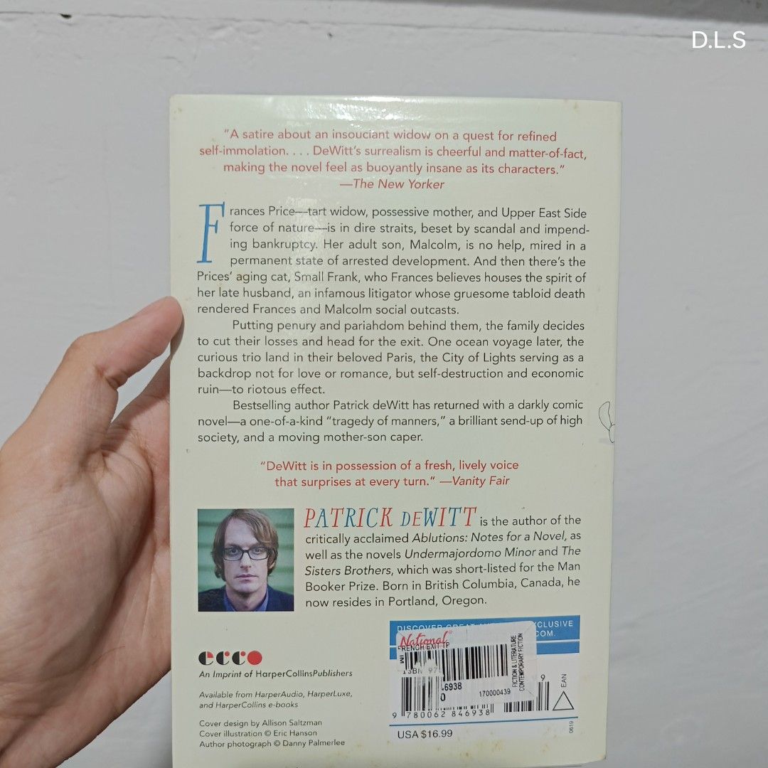 French Exit — Patrick deWitt (Category: Storybooks) located in Manila. Submitted by x_danilo (Listing ID 1468352928, Image 3). Description: PLEASE READ HERE: Title: French Exit — Patrick deWitt Pages: 244 Pages Price: ₱290 + SF GENRE: • Fiction / Humor / Bookclub / Contemporary / Satire / Issue/s: • Foxing spots on edges. SERVICE/S OFFERED IF YOU BUY THIS BOOK: • Free wrapping of plastic cover. • Status updating after handling it over the courier