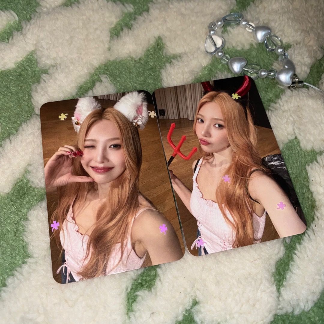 From Joy With Love Soundwave Fansign Set (Category: K-Wave Merchandise) located in Bulacan. Submitted by sunwonprivzx (Listing ID 1468298902, Image 1). Description: へ （• ˕ •マ ˚₊‧🍓⭒🧺‧₊˚ ஐ loc: bulacan ஐ mop: gcash/maribank ஐ mod: jnt ₱1300 + sf ☆◞ payo only ☆◞ onhand, good condi ☆◞ dm for vid condi 𖥻 red velvet joy from joy with love soundwave ld fs photocard set pc.