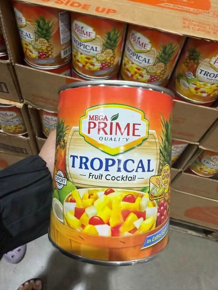 Fruit cocktail 🍹 (Category: Chilled & Frozen Food) located in Mandaluyong City. Submitted by shopmla (Listing ID 1468412497, Image 1). Description: Fruit cocktail 🍹 Prime 822g - 89.00 Prime 3kg - 225.00 Expd.June 19,2027 ‼️ Stocks while supply last‼️.