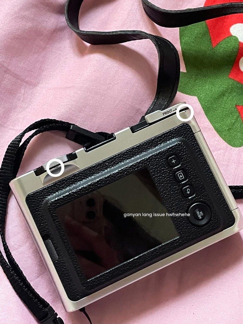 FUJI FILM MINI EVO (Category: Cameras) located in Manila. Submitted by annievey (Listing ID 1468444563, Image 3). Description: FS ❕ FS ❕ FS ❕ FS ❕ Instax mini evo fuji film (black) Original price: 12,999 Price fs: 10,500 — negotiable for sure buyer 🥺🥺 No functional issue, may mga minimal scratch lang sa malapitan lang sya visible 😄 all goods pa talaga, almost a year and a half months palang sakin. Inclusion: camera, lace, box and 30gb SD card 