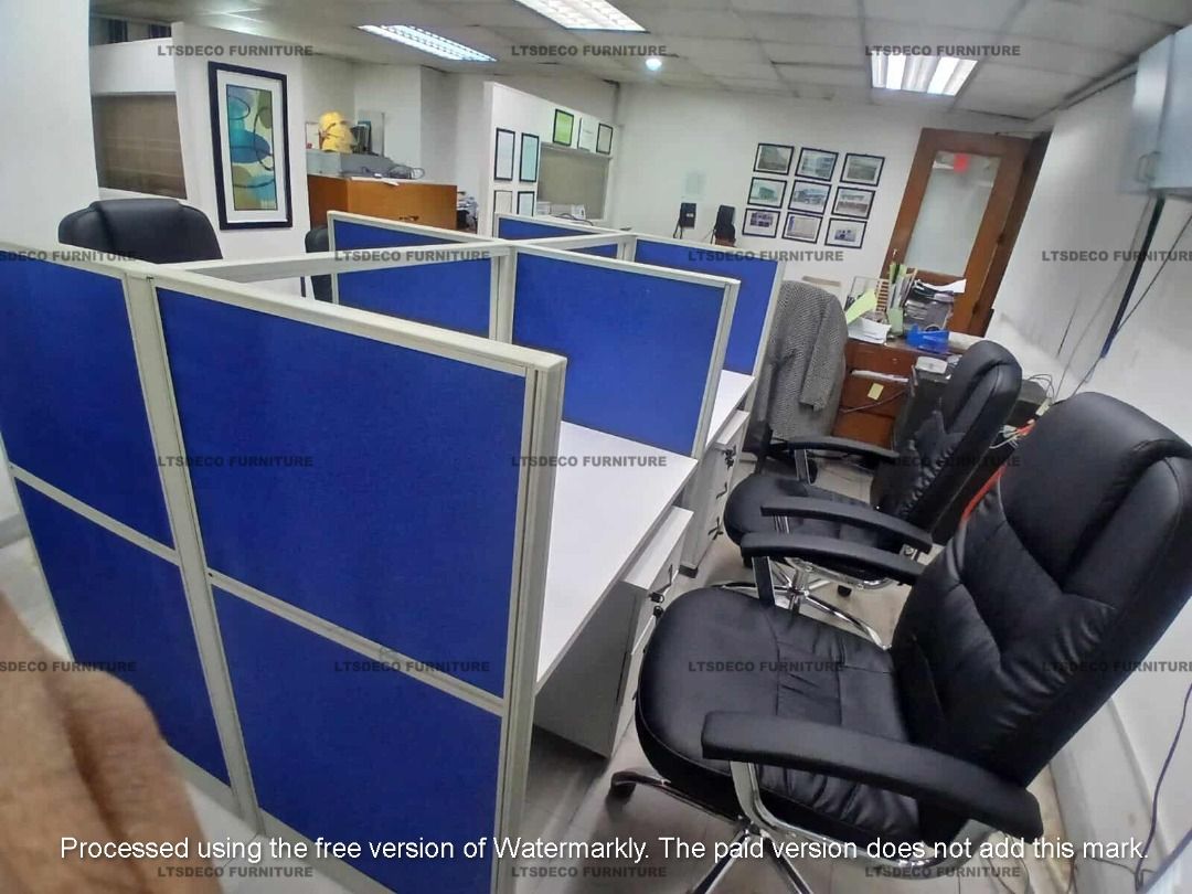 FULL FABRIC WORKSTATION CUBICLES OFFICE PARTITION (Category: Everything Else Others) located in Quezon City. Submitted by meril.ltsdeco09 (Listing ID 1468298606, Image 2). Description: 📌Please note: Prices shown are for reference only Actual price may vary depending on size, material, quantity, and specifications. LTSDECO Home and Office Furniture Trading MANUFACTURER • FABRICATOR • SUPPLIER 📲 V i b e r : +63 923 841 8065 HIGHER PRICE, BUT WORT