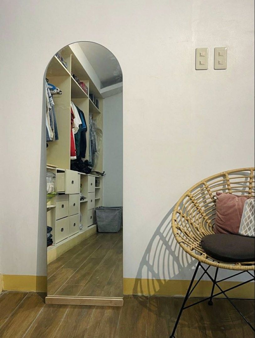 SALE ‼️ FULL BODY MIRROR (Category: Mirrors) located in Manila. Submitted by LUMINOSAPH (Listing ID 1468386980, Image 3). Description: 1.5x5 feet FULL BODY MIRROR ON SALE ELEVATE YOUR ROOM AESTHETICS WITH NORDIC MIRRORS ✨ ✅ OPEN FOR CUSTOMIZED MIRRORS ✅ OPEN FOR INSTALLATION ON SALE ‼️ 1.5x5 feet Arc/Rectangle/Curved Edges FREE TABLE TOP MIRROR * 1,499 php Mirror only * 1,799 php Mirror w/ wood stopper • Copper-free • 6mm thick • Framed or framel