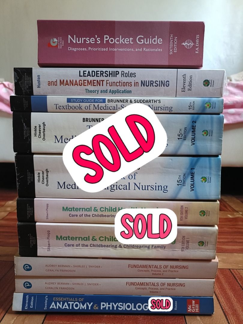 Fundamentals of Nursing (Category: Textbooks) located in Caloocan City. Submitted by ihrtmika (Listing ID 1468307216, Image 1). Description: Hello, future RNs! I'm selling my books for friendly price. Funda book (Kozier & Erb's: Eleventh edition) -with minimal highlights -price: 1300.