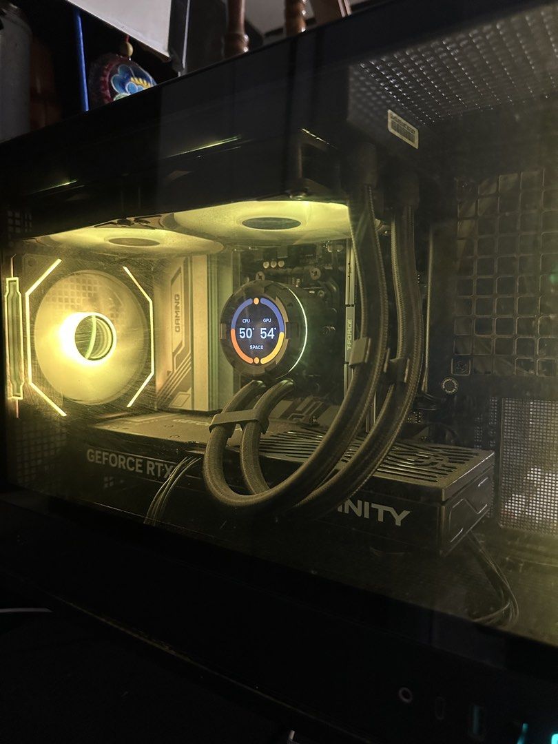Gaming PC | AM5 Platform (Category: Desktops) located in Taguig. Submitted by vinoyye (Listing ID 1468354684, Image 1). Description: Powerful AM5 Gaming PC with RTX 5060 and clean black aesthetics! Perfect for gaming, multitasking, and productivity. 🎮 💻 FULL SPECS: * CPU: AMD Ryzen 7 8700F (8 Cores / 16 Threads) * GPU: Palit RTX 5060 8GB GDDR7 Infinity 3 * Motherboard: Gigabyte B650M Gaming Plus WiFi + Bluetooth (White) * RAM: 32GB (2×16GB) T-F