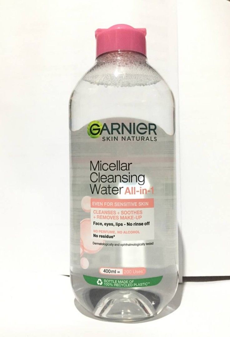 Garnier Micellar Cleansing Water 400ml (Category: Face Care) located in Pasay City. Submitted by kate47767 (Listing ID 1468410499, Image 2). Description: .