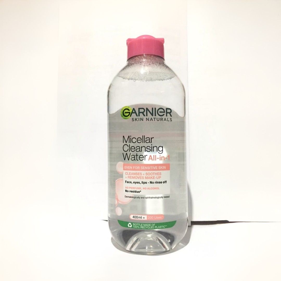 Garnier Micellar Cleansing Water 400ml (Category: Face Care) located in Pasay City. Submitted by kate47767 (Listing ID 1468410499, Image 1). Description: .