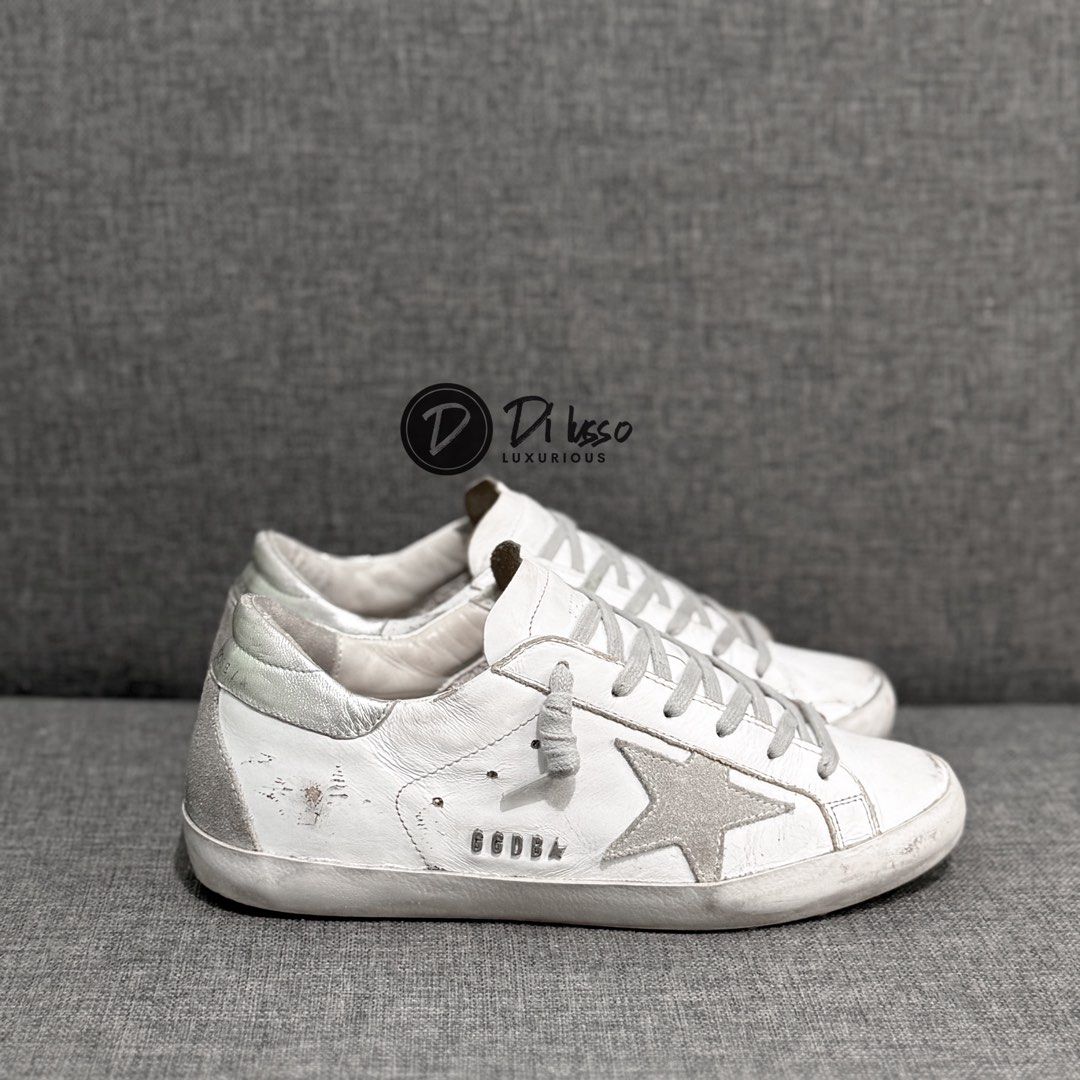 GGDB (EU38)*04 (Category: Sneakers) located in Quezon City. Submitted by dilusso (Listing ID 1468467315, Image 1). Description: ‼️LIKE NEW CONDI— Firm Price ‼️ ✅Guaranteed authentic - Original ✅Preloved pair - No other inclusion ✅ With Certificate of Authenticity (COA) 🛵 Open for sameday delivery via lalamove/grab (QC loc) 🚚J&T for outside metro manila .