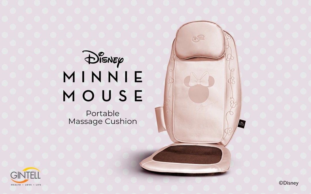 GINTELL Minnie Mouse Massage Cushion (Category: Massage Devices) located in Makati City. Submitted by zclutters (Listing ID 1468395105, Image 2). Description: Unopened! Price is still negotiable m, just send an offer 🫶🏼.