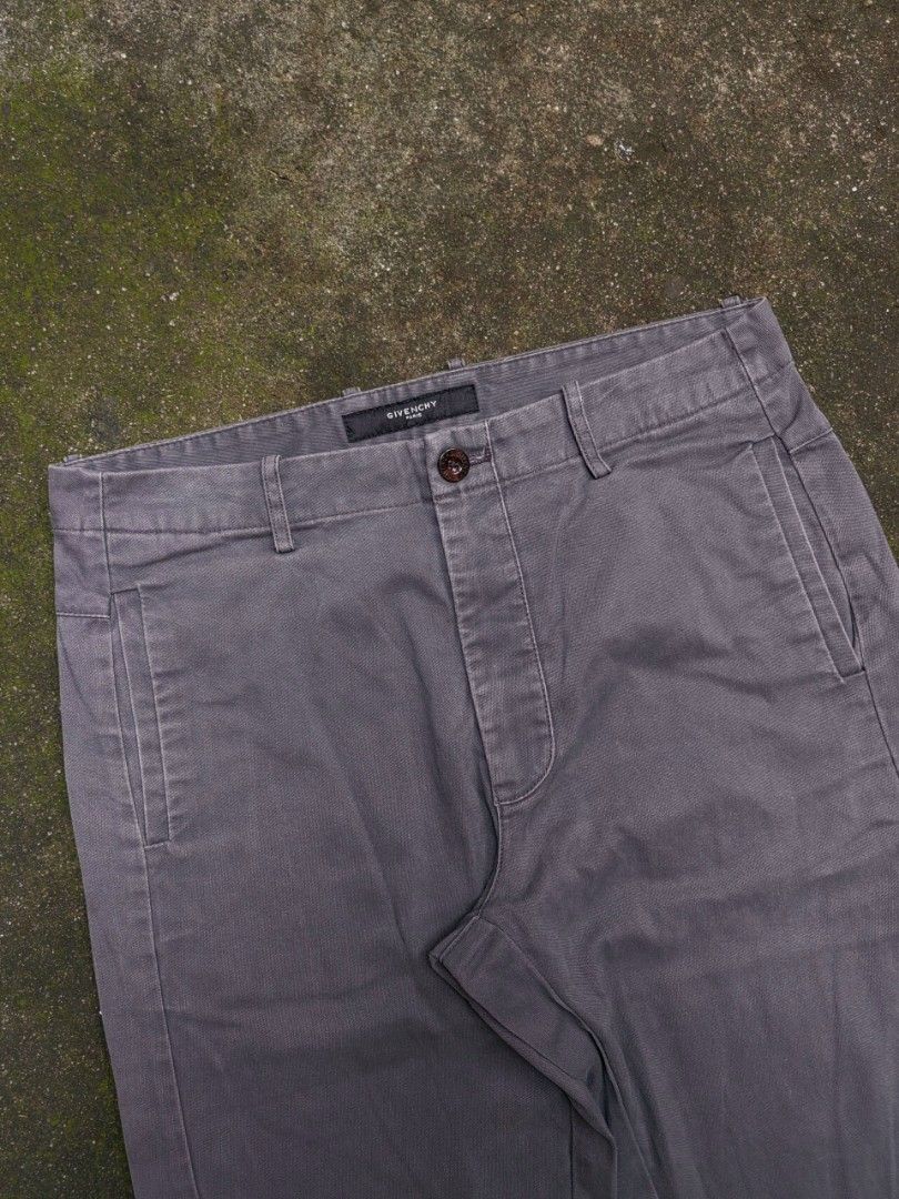 Givenchy Ricardo Tisci Era Gray Pants (Category: Trousers) located in Taguig. Submitted by xurocurations (Listing ID 1468495785, Image 3). Description: All Inches Dimensions: -43 Length -30 Waist -31.5 Inseam -11 Front 13 Back (Crotch) -11.5 Thighs -8 Knees -8 Hem.