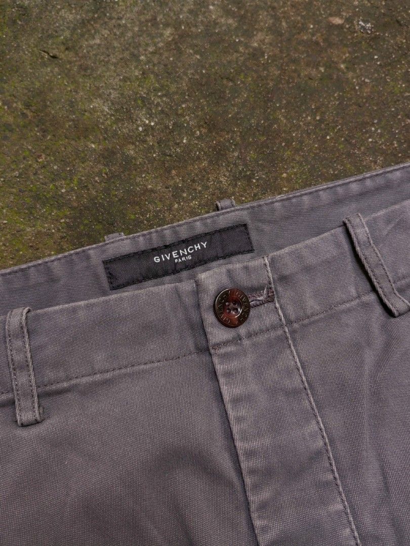 Givenchy Ricardo Tisci Era Gray Pants (Category: Trousers) located in Taguig. Submitted by xurocurations (Listing ID 1468495785, Image 2). Description: All Inches Dimensions: -43 Length -30 Waist -31.5 Inseam -11 Front 13 Back (Crotch) -11.5 Thighs -8 Knees -8 Hem.