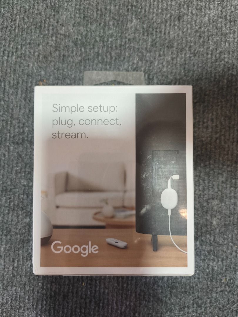 Google Chromecast with Google TV 4K resolution (Category: Entertainment Systems & Smart Home Devices) located in Caloocan City. Submitted by sellinthrift (Listing ID 1468321611, Image 2). Description: DECLUTTERING SALE 🏷️ Google Chromecast 4K resolution Quick Details: • Condition: 10/10 • Inclusions: Complete set • Issue/Defects: Brand new, sealed Price: ₱2295+SF (Slightly negotiable for quick pickup) PM for more details.