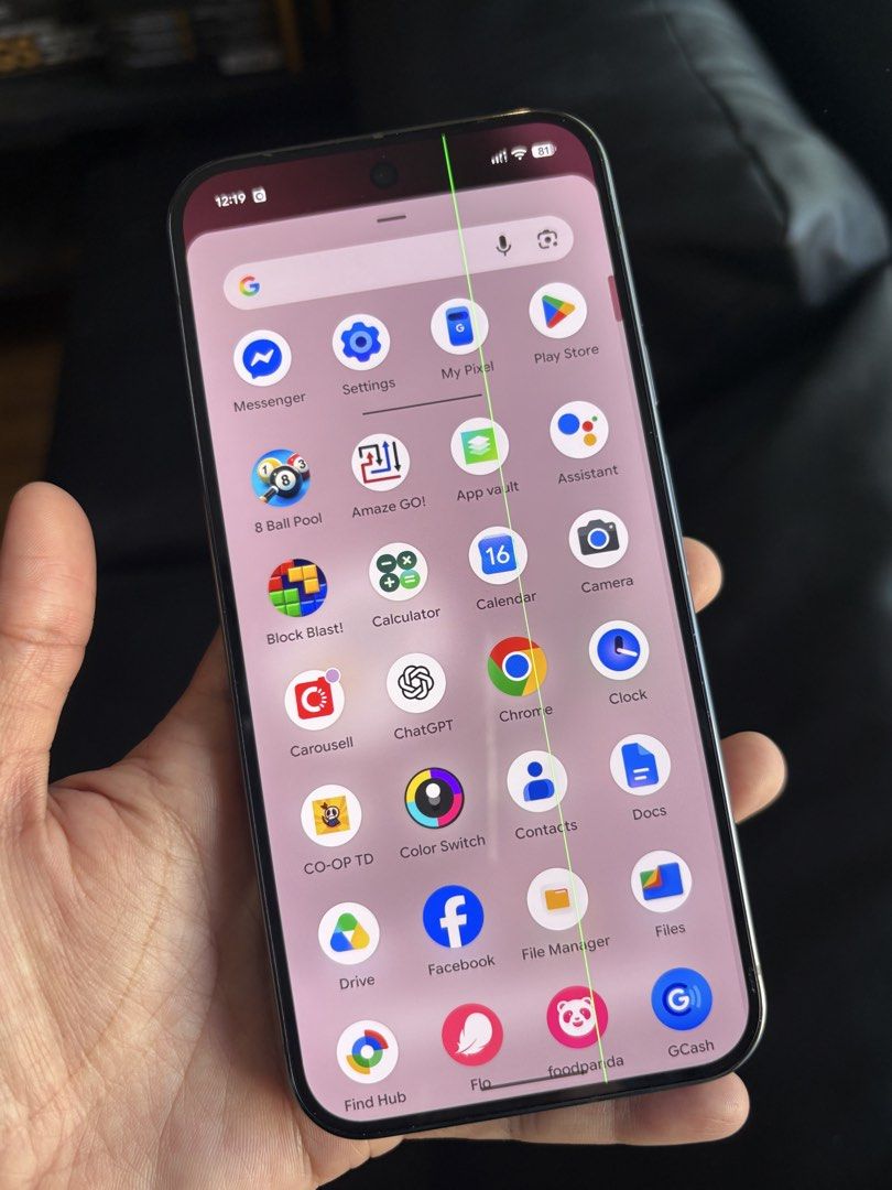 Google Pixel 9 Pro XL OPENLINE (Category: Google Pixel) located in Las Pinas. Submitted by jvpascual25 (Listing ID 1468313122, Image 2). Description: NO REPAIR HISTORY UNIT ONLY‼️ 1 LINE ISSUE (NAGAGAMIT NG MAAYOS) FINGERPRINT ✔️ FACE UNLOCK✔️ 128GB STORAGE FACTORY UNLOCK MALINAW CAMERA MALAKAS SPEAKER 91% BATT HEALTH .
