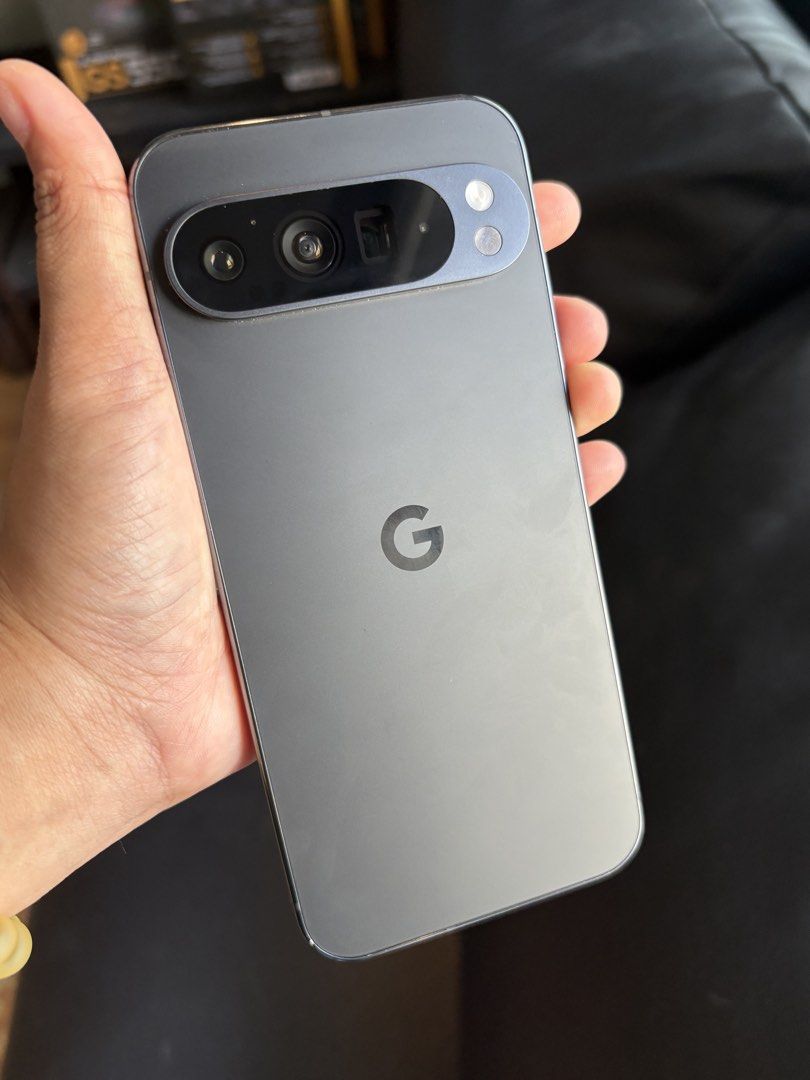 Google Pixel 9 Pro XL OPENLINE (Category: Google Pixel) located in Las Pinas. Submitted by jvpascual25 (Listing ID 1468313122, Image 3). Description: NO REPAIR HISTORY UNIT ONLY‼️ 1 LINE ISSUE (NAGAGAMIT NG MAAYOS) FINGERPRINT ✔️ FACE UNLOCK✔️ 128GB STORAGE FACTORY UNLOCK MALINAW CAMERA MALAKAS SPEAKER 91% BATT HEALTH .