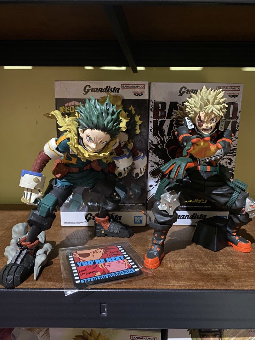 GRANDISTA DEKU&BAKUGO (Category: Figurines & Statues) located in Manila. Submitted by zeromiedo (Listing ID 1468405718, Image 1). Description: For sale MIB to BIB With free coaster Loc imus cavite.