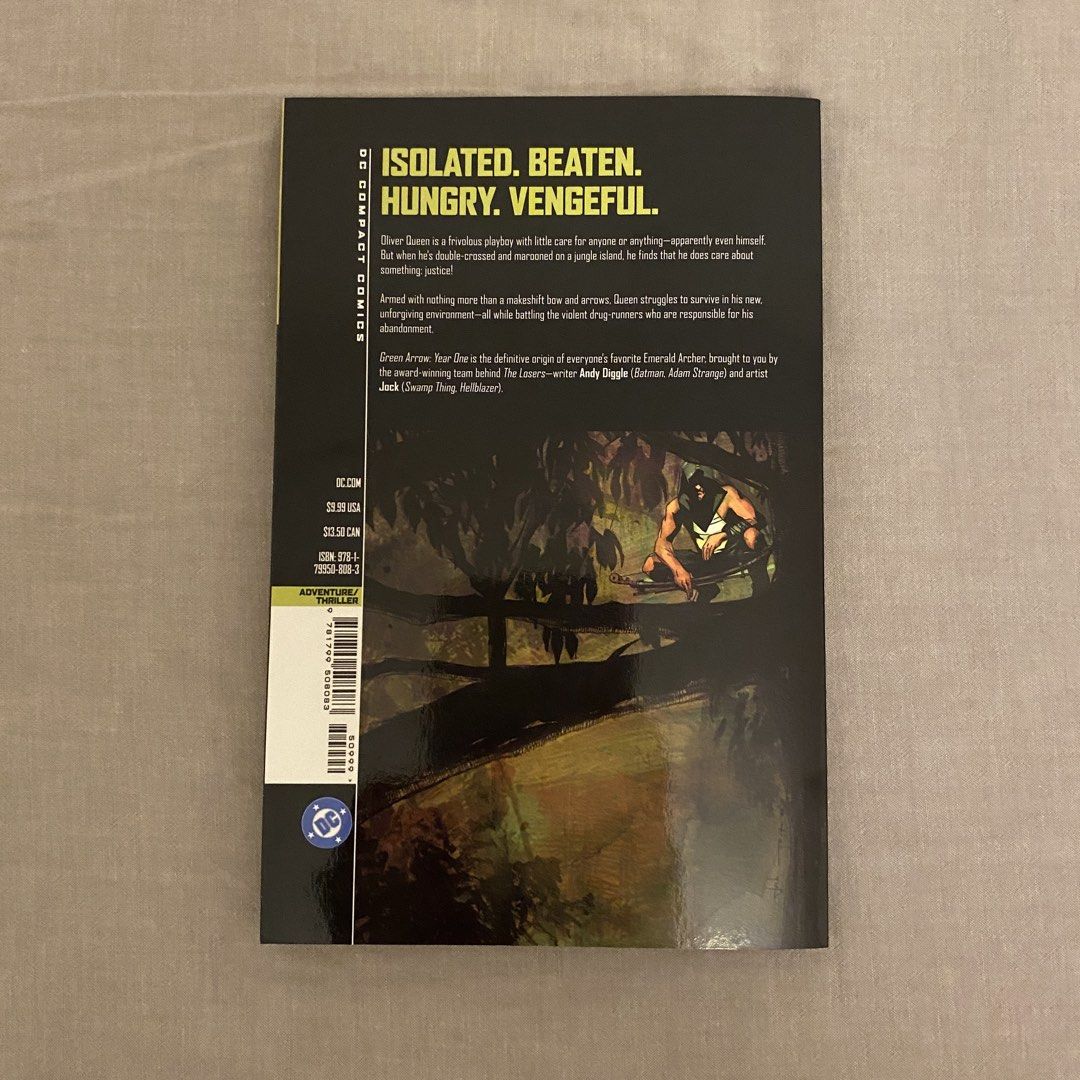 Green Arrow: Year One DC Compact Comics (Category: Comics & Manga) located in Mandaluyong City. Submitted by tinytrinket (Listing ID 1468353600, Image 2). Description: - highlighted text bubble and name written in cursive black ink, other than that the book is in excellent condition .