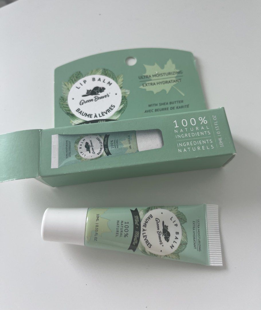 Green Beaver Lip Balm Mint 💯 guaranteed authentic (Category: Face Care) located in Makati City. Submitted by iz_11 (Listing ID 1468308567, Image 3). Description: Green Beaver Lip Balm Mint 10ml 💯 authentic Bought in Canada *Last pic taken from GB website All of my items are personally bought abroad or in Manila from their respective stores! NO to SCAMMERS / bogus buyers!!.