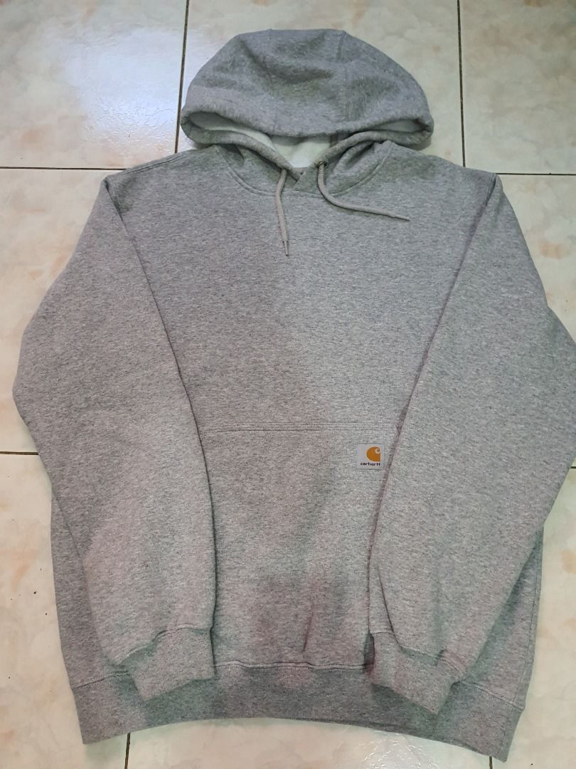 Grey Hooded Sweatshirt Pullover Hoodie (Category: Hoodies) located in Caloocan City. Submitted by cleverwind_1e53ab (Listing ID 1468318955, Image 1). Description: - Color: Solid Grey - Style: Classic pullover hoodie with adjustable drawstring hood - Material: Soft and comfortable cotton blend - Fit: Relaxed fit, perfect for everyday casual wear - Features: Ribbed cuffs and hem to lock in warmth - Versatility: Easy to match with your favorite jean