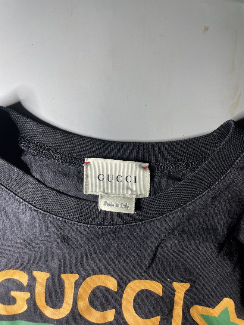 Gucci (Category: Babies & Kids Fashion) located in Tacloban City. Submitted by susthriftshop (Listing ID 1468462629, Image 3). Description: Gucci Excellent condition no flaws 16.5 by 18 Size 4 .
