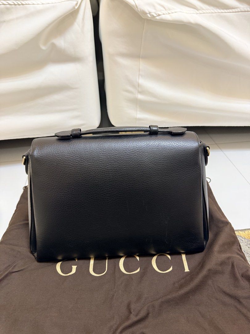 Gucci Dollar Calfskin Interlocking GTop Handle Bag (Category: Luxury Bags & Wallets) located in Quezon City. Submitted by ms.victoriaacuna (Listing ID 1468400446, Image 3). Description: .