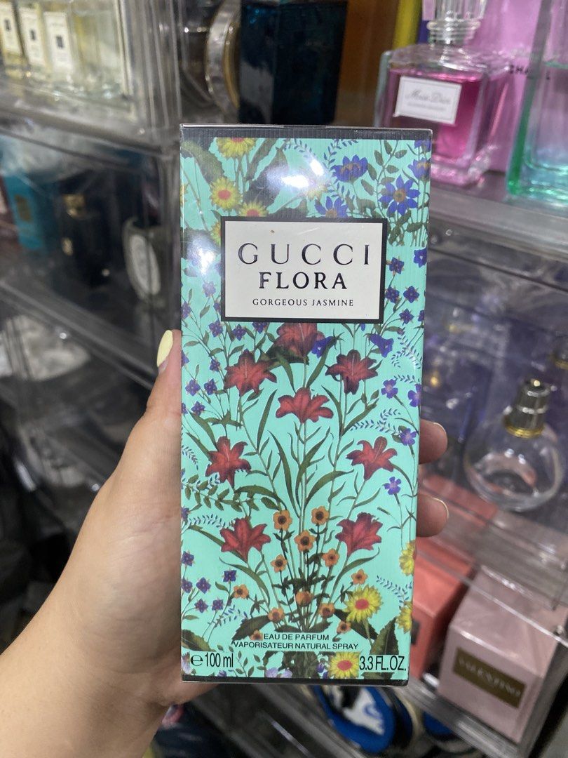 GUCCI FLORA GORGEOUS JASMINE (Category: Fragrance & Deodorants) located in Baguio. Submitted by lairdegawd_06 (Listing ID 1468464099, Image 1). Description: NEW FULL LAST LONG Check photos for more details.