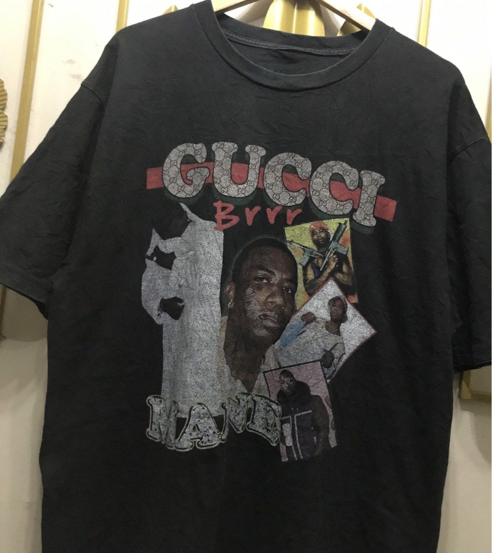 Gucci Mane Tee (Category: Tshirts & Polo Shirts ) located in Angeles City. Submitted by bashthriftstuff123 (Listing ID 1468403275, Image 2). Description: Gucci Mane Tee Size xl to xxl Width 23 Length 32 Verygood condi Cut tag 350 + SHIP.