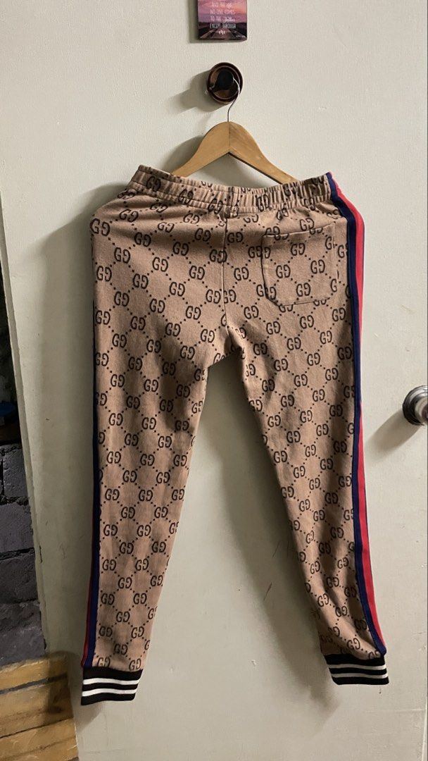 Gucci Monogram Pants (Category: Luxury Apparel) located in Las Pinas. Submitted by mnl.streetwear.ph (Listing ID 1468302912, Image 2). Description: • Gucci MonoGram Jogger Pants Size Small Complete Details Posted.