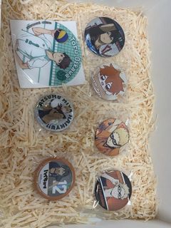 DAISO Movie Edition HAIKYUU!! Random Big Can Badge - Nishinoya, Toys ...