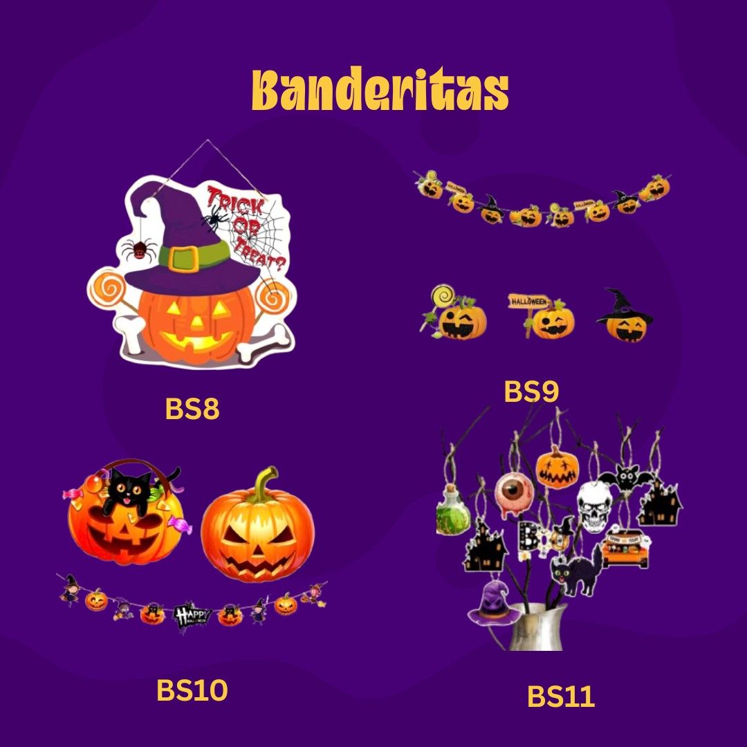Halloween Banderitas (Category: Looking For) located in Manila. Submitted by msathenaa (Listing ID 1468286138, Image 2). Description: HALLOWEEN DECOR AVAILABLE!!! 🎃Halloween Banners 🎃Halloween Banderitas 🎃Halloween Foil Set 🎃Witch hat 🎃Glowing Wand Sticks 🎃Pumpkin Basket 🎃Glowing Pumpkin Headband 🎃Foil Curtain 🎃Balloons 🎃Spiderweb Spiders Bats Shop now! PM for inquiries.