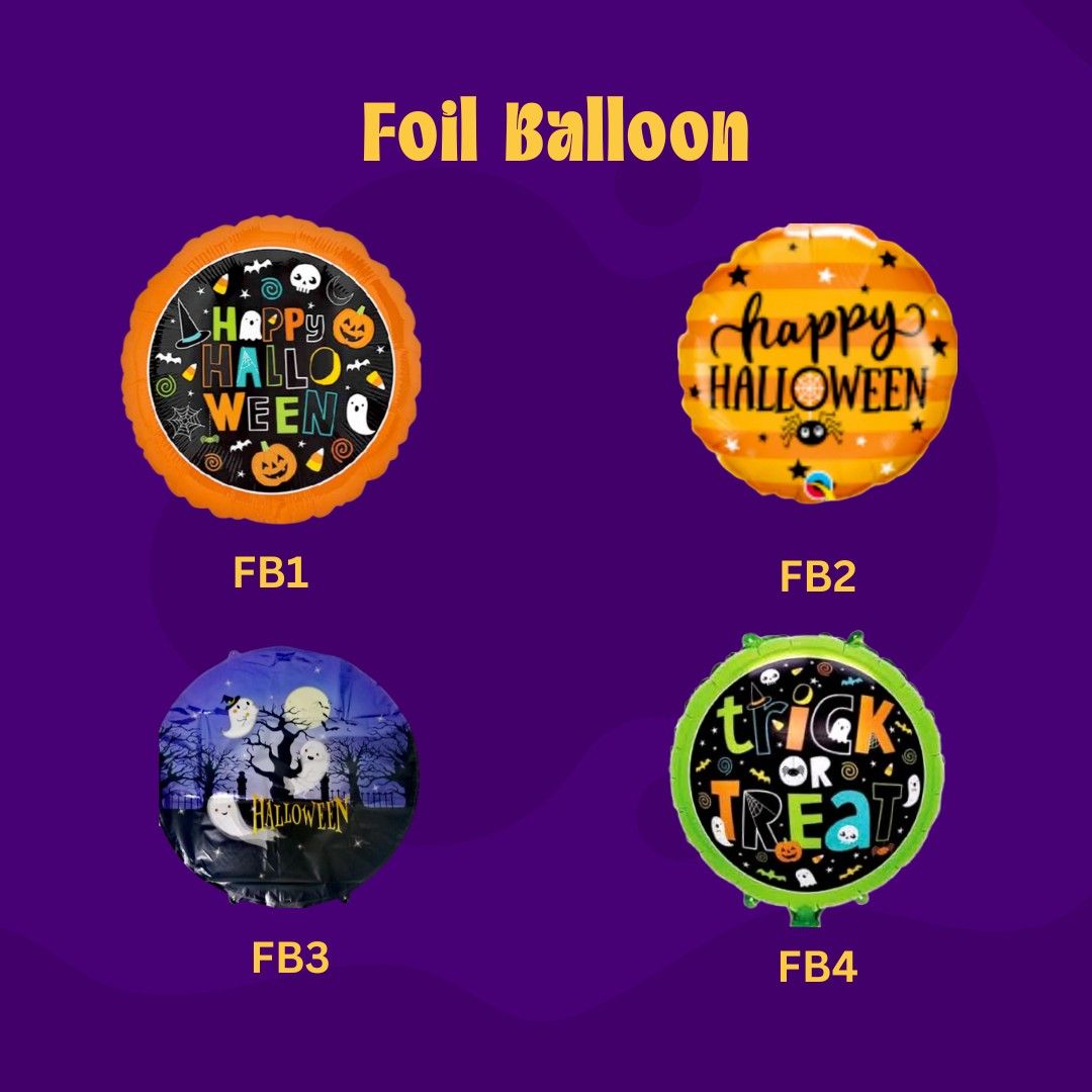 Halloween Foil Balloon (Category: Looking For) located in Manila. Submitted by msathenaa (Listing ID 1468285725, Image 1). Description: HALLOWEEN DECOR AVAILABLE!!! 🎃Halloween Banners 🎃Halloween Banderitas 🎃Halloween Foil Set 🎃Witch hat 🎃Glowing Wand Sticks 🎃Pumpkin Basket 🎃Glowing Pumpkin Headband 🎃Foil Curtain 🎃Balloons 🎃Spiderweb Spiders Bats Shop now! PM for inquiries.