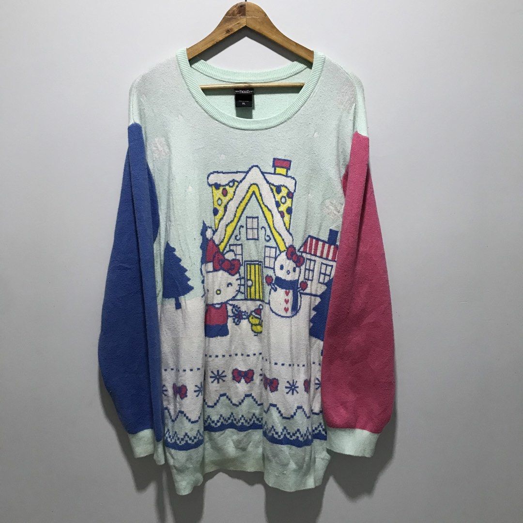 HELLO KITTY Official Christmas Knitted Sweatshirt (Category: Coats, Jackets and Outerwear) located in Cavite. Submitted by tanya.valentin (Listing ID 1468389737, Image 2). Description: - 25x24.