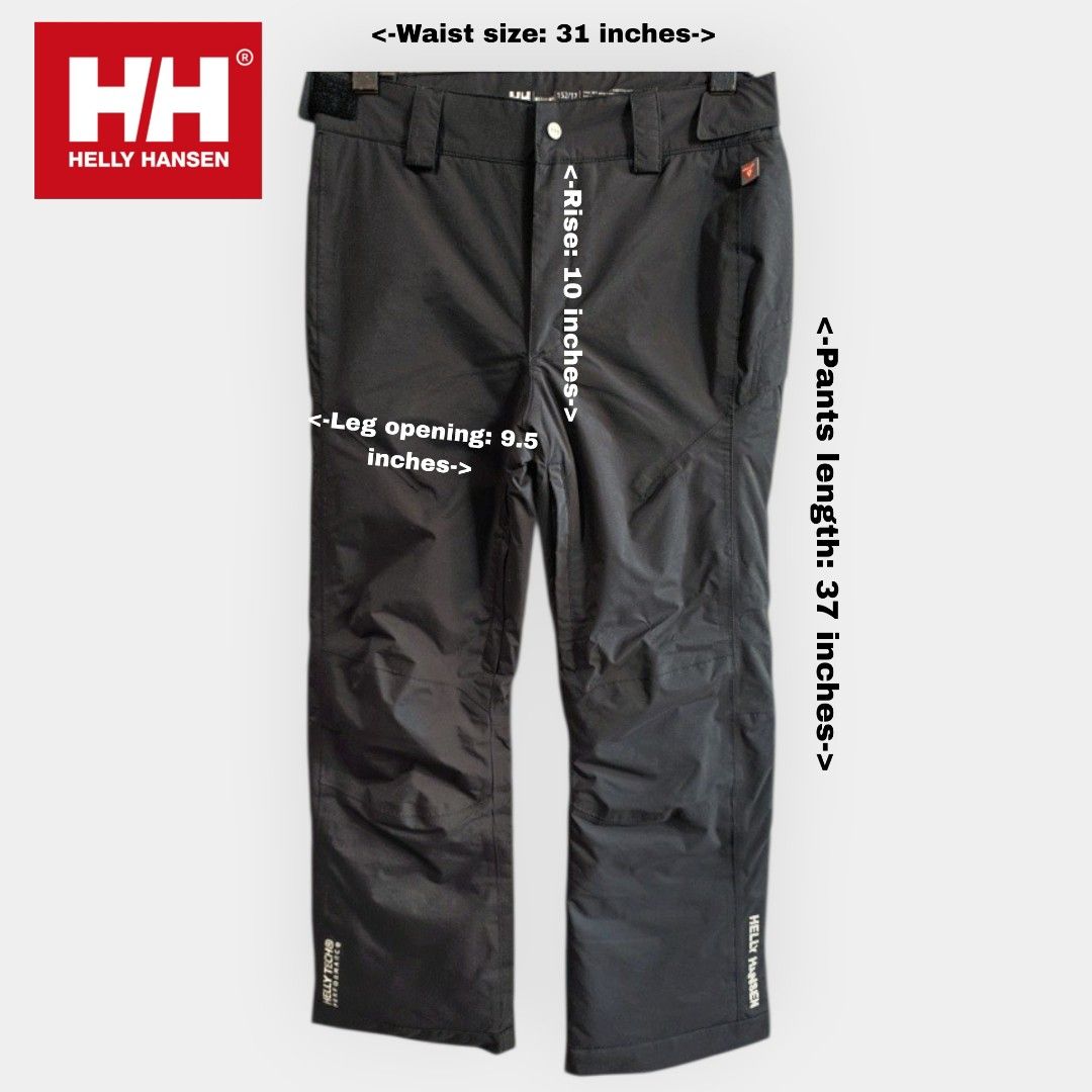 Helly Hansen Ski/Heat Tech Black Pants (Category: Trousers) located in Bacoor. Submitted by nineties_kid (Listing ID 1468371118, Image 1). Description: <==• Helly Hansen Ski/Heat Tech Black Pants Size: Medium-Large Waist size: 31 inches Pants length: 37 inches Rise: 10 inches Leg Opening: 9.5 inches ___________ ▶LBC Cash on Pick-up (C.O.P) Offer nation-wide delivery, as long as there is an LBC branch near your area. ▶LBC C.O.D ▶Lalamove. ▶J&T Reg