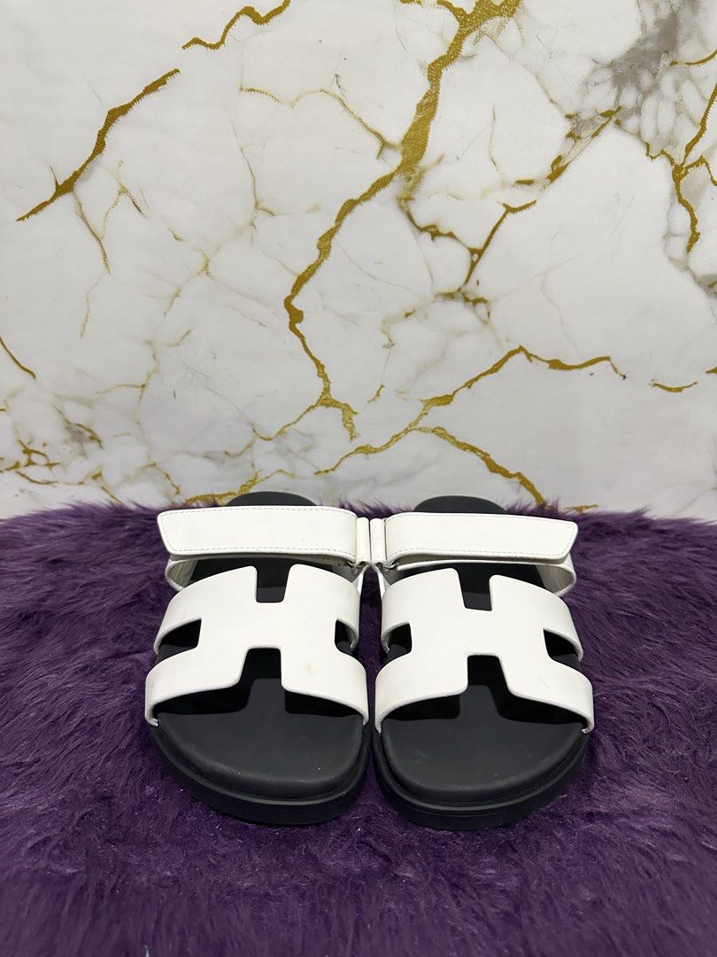 Hermes Chypre (Category: Flats & Sandals) located in Marikina City. Submitted by georgiaprelovestuff (Listing ID 1468454929, Image 1). Description: size 40 PLEASE READ BEFORE MAKING AN OFFER: 🔹No inclusions since this is preloved 🔹NO to low ballers please 🔹NO meetups due to busy schedule 🔹If you make an offer, please get the item let's not waste each other's time 🔹NO return NO exchange NO cancellation 🔹Please manage your expectation since a