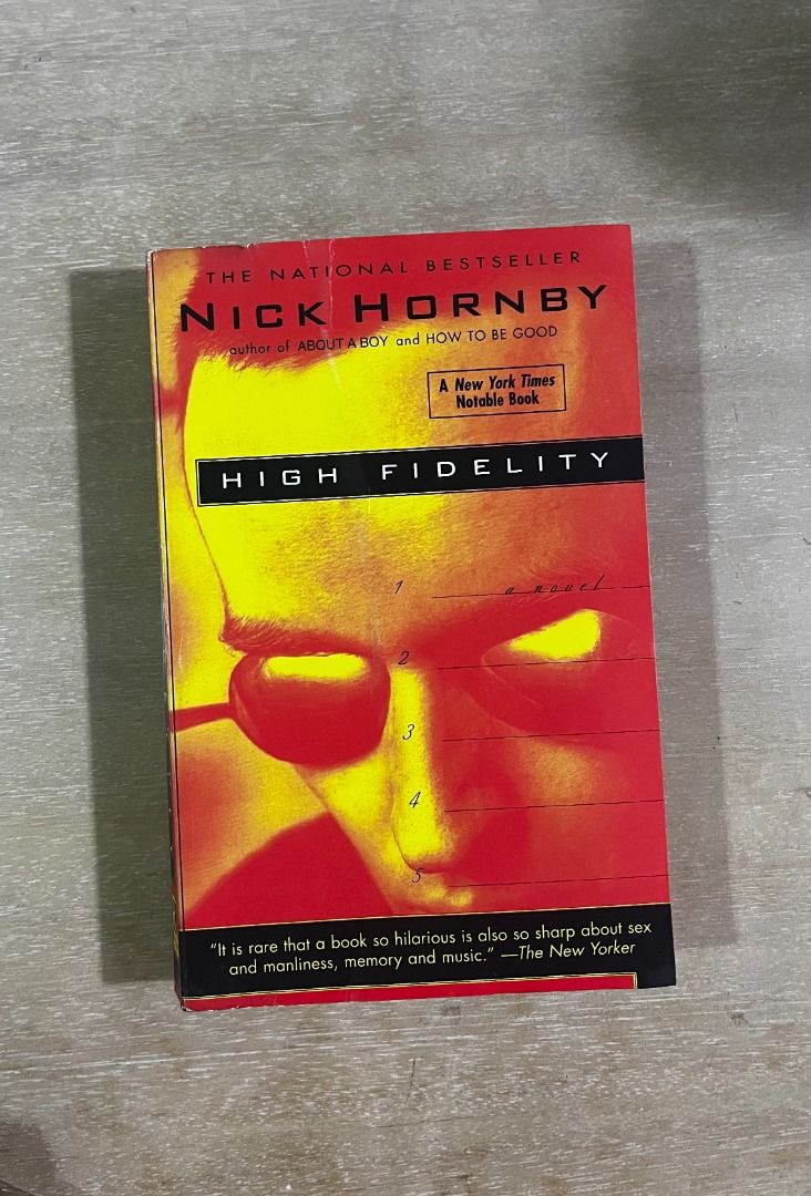 High Fidelity by Nick Hornby (Category: Storybooks) located in Pasig City. Submitted by murphy.reads (Listing ID 1468371965, Image 1). Description: .