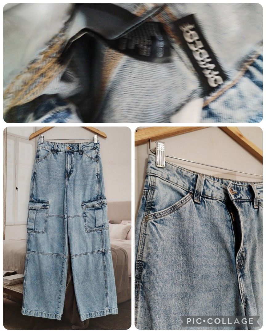 H&m cargo pants (Category: Jeans) located in Lucena. Submitted by styleddsc (Listing ID 1468429193, Image 1). Description: Fits 27" waistline.