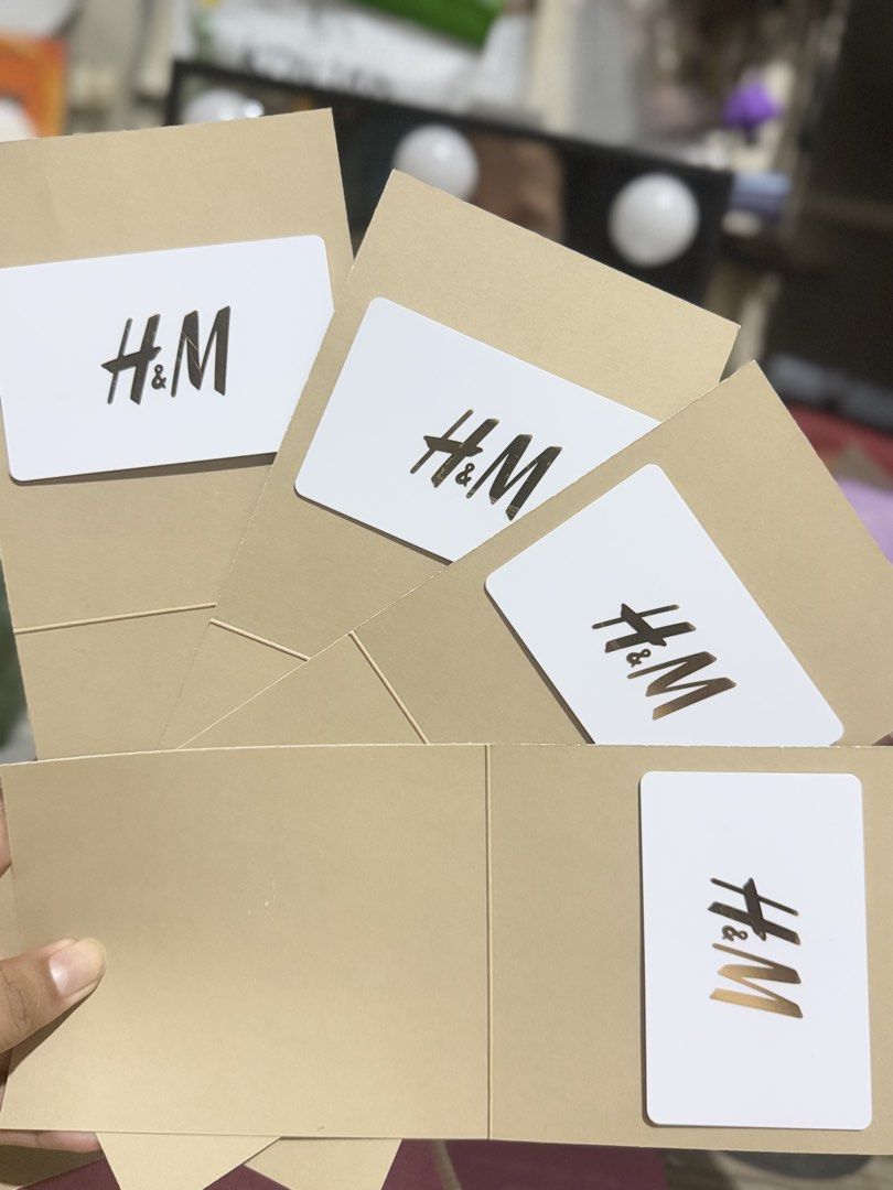 H&M Gift Card 10000 PHP (Category: Vouchers) located in Makati City. Submitted by beautiesandmore (Listing ID 1468447165, Image 1). Description: Selling it 10% less - Brand new H&M gift cards loaded with 10,000 PHP each - 4 cards available in total (buy individually or bundle) - Comes with original cardboard holders - verified balance from official store in Festival Supermall Alabang - 100% valid, verified, and ready to use - Trusted Carousell se