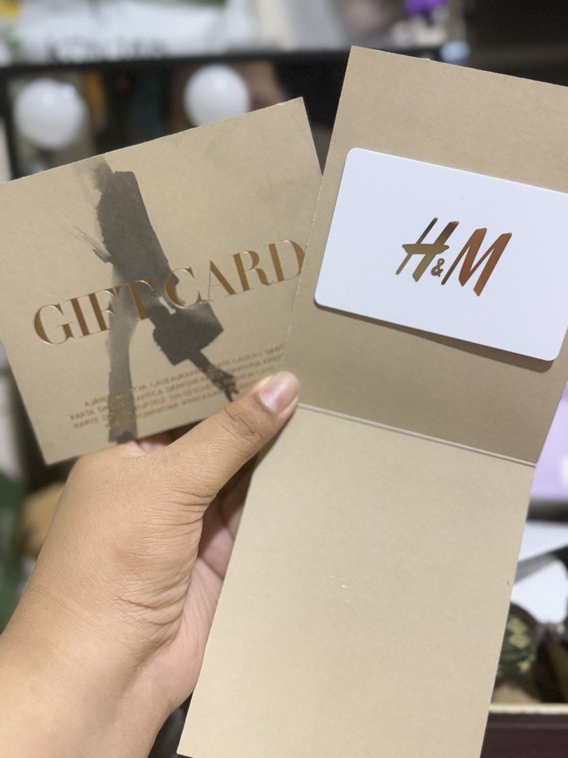 H&M Gift Card 10000 PHP (Category: Vouchers) located in Makati City. Submitted by beautiesandmore (Listing ID 1468447165, Image 2). Description: Selling it 10% less - Brand new H&M gift cards loaded with 10,000 PHP each - 4 cards available in total (buy individually or bundle) - Comes with original cardboard holders - verified balance from official store in Festival Supermall Alabang - 100% valid, verified, and ready to use - Trusted Carousell se