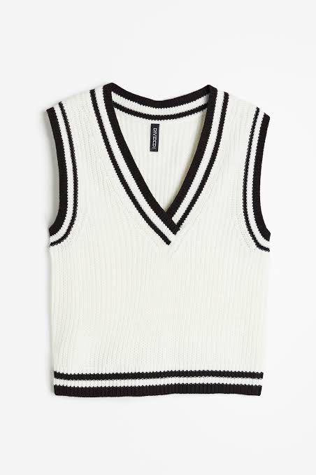 H&M Rib-knit sweater vest (Category: Others Tops) located in Legazpi City. Submitted by arkimin (Listing ID 1468434906, Image 1). Description: Hi! I’m selling my H&M rib-knit sweater vest in the size Small. Used only once. :).