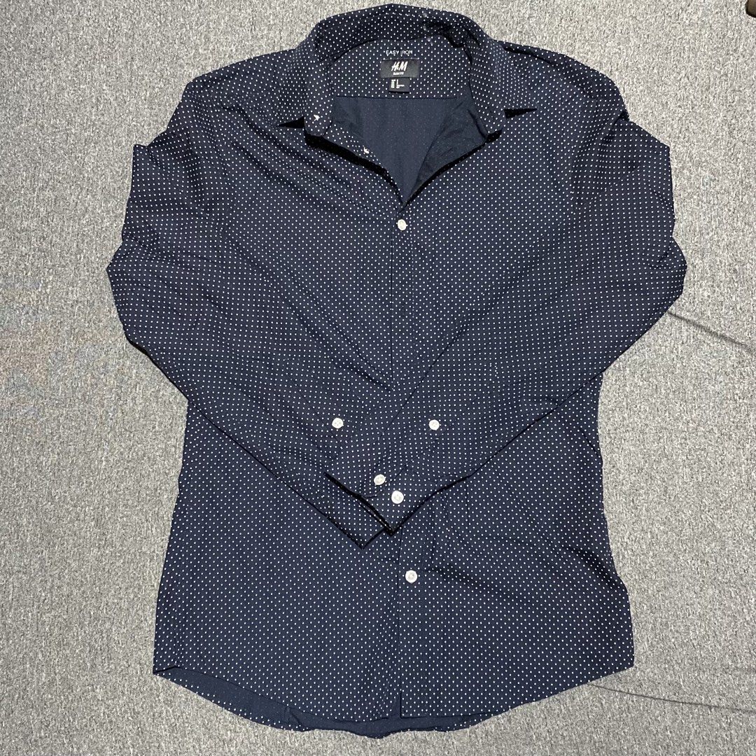 H&M Slim fit easy iron shirt (Category: Formal Shirts) located in Manila. Submitted by dustindustin (Listing ID 1468478878, Image 1). Description: .