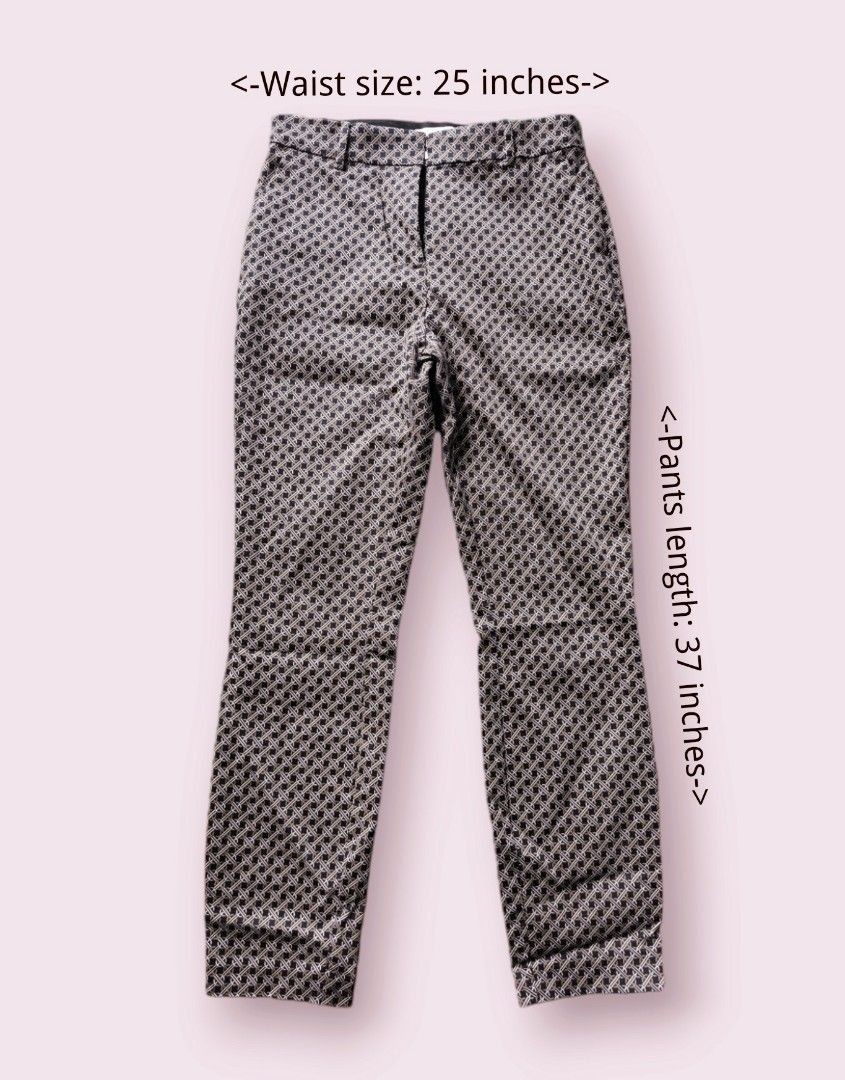 H&M Womens Brown Monogram Design Pants (Category: Other Bottoms) located in Bacoor. Submitted by nineties_kid (Listing ID 1468385445, Image 1). Description: •==> H&M Womens Brown Monogram Design Pants Size: Small Waist size: 25 Pants length: 37 _________________________ -Modes Of Delivery: J&T/Lalamove/ LBC (Cash on Pick-up/COD) -Meet-up (Bacoor Cavite Area/Mandaluyong-Shaw,Hulo,Makati Ave) -Modes Of Payment: GCASH NO LAST MINUTE CANCELLATION AND