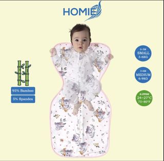 HOMIE Bamboo Spandex Baby Swaddle Sleep Bags Assorted Sizes, Babies ...