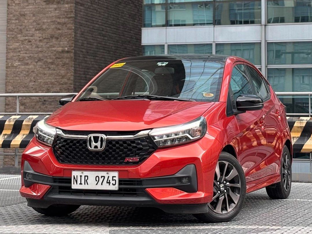 Honda Brio (Category: Used Cars) located in Makati City. Submitted by maby_latido05 (Listing ID 1468339353, Image 2). Description: New unit 🚩 2023 Honda Brio 1.2 RS Black Top CVT AT Gas‼️🔥 ✅ First Owner ✅ RS Black Top (Top of the Line) ✅ Casa Maintained with Records ✅ Low Mileage & Well Maintained 20% Low DP Promo: Cash Out: 60K ALL IN Chattel Mortgage & Insurance Included 5 yrs : Php 17,000 4 yrs : Php 19,000 3 yrs : Php 24,000 2 yrs : Php 33,