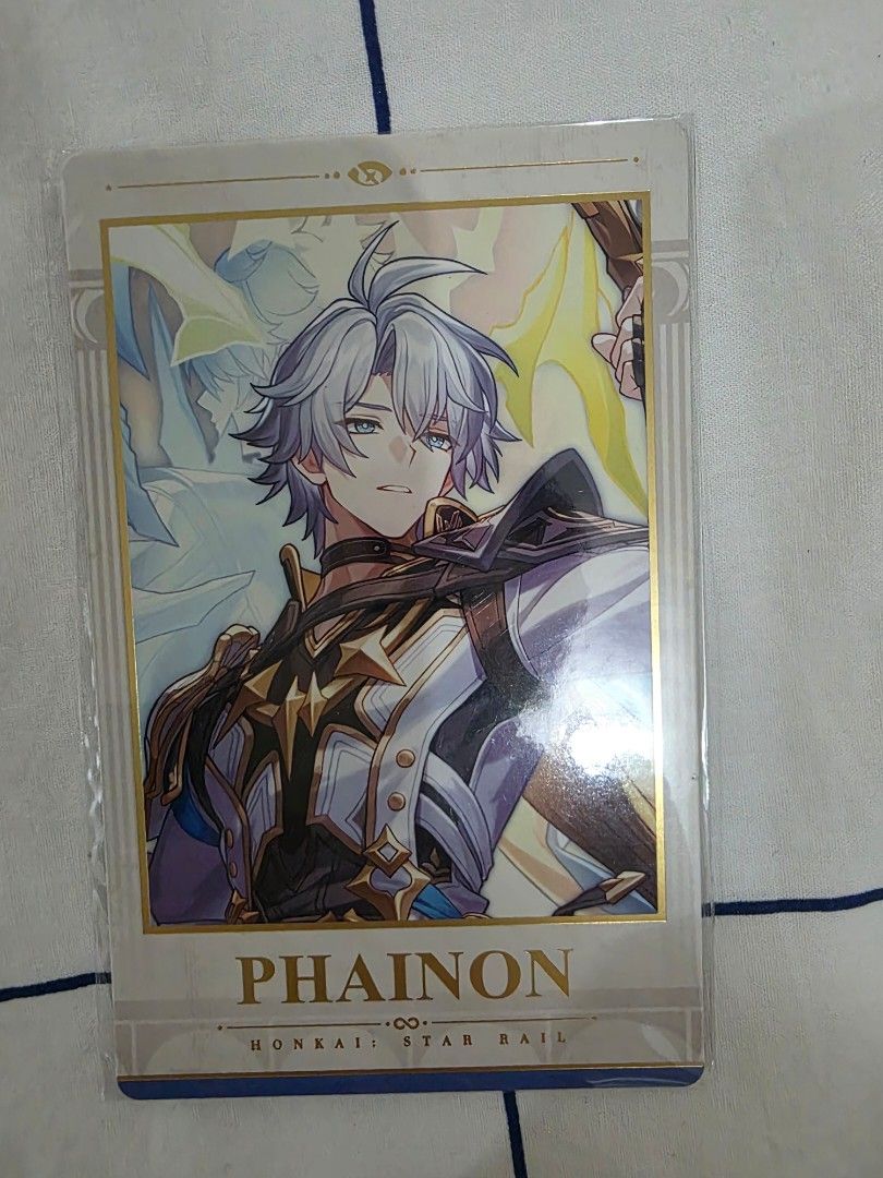 Honkai star rail hsr phainon card (Category: Character Goods) located in Muntinlupa City. Submitted by topperware (Listing ID 1468471687, Image 1). Description: brand new.