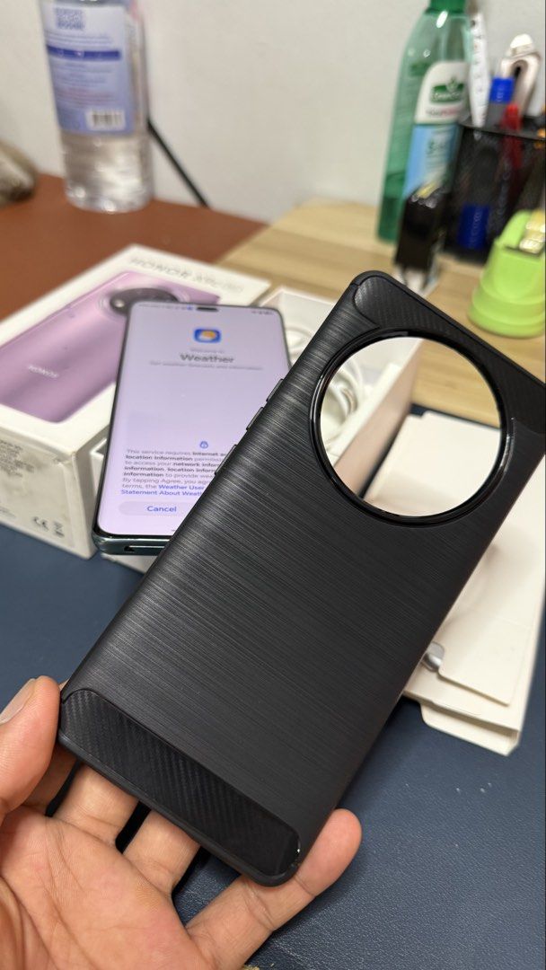 Honor x9c 5g 12/256 (Category: Android Others) located in Manila. Submitted by elizurabalos (Listing ID 1468408698, Image 3). Description: Honor x9c 5g 12/256gb With cord No adaptor No issue sa performance Issue dents pkicheck nlng po ung last 5photos Not affected sa performance Imus .