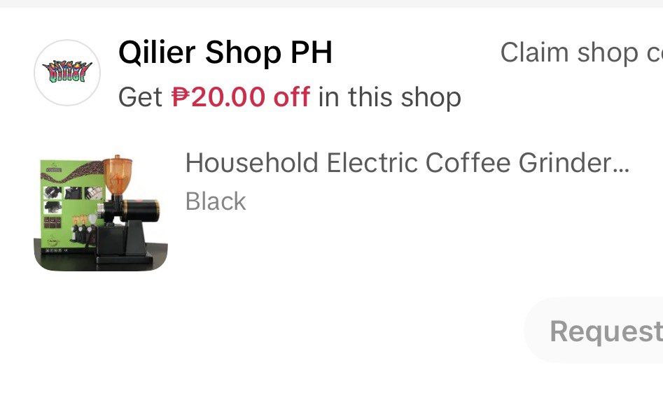 Household Electric Coffee Grinder Black (Category: Coffee Machines & Makers) located in Taguig. Submitted by tiny_trends (Listing ID 1468326383, Image 2). Description: REASON FOR SELLING: Got a Job offer in Kuwait. I need to sell my stuff in dorm now asap CONDITION: All new in box. Never used because I was waiting for BPO job offers here in manila until I got accepted in Kuwait Job. - Color: Sleek black design with a stylish amber bean hopper - G